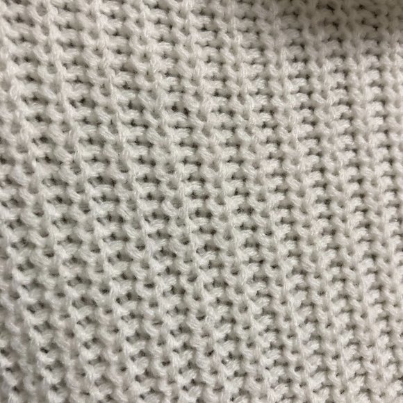 Missguided Crop/Cowl White Sweater Small - Picture 3 of 6
